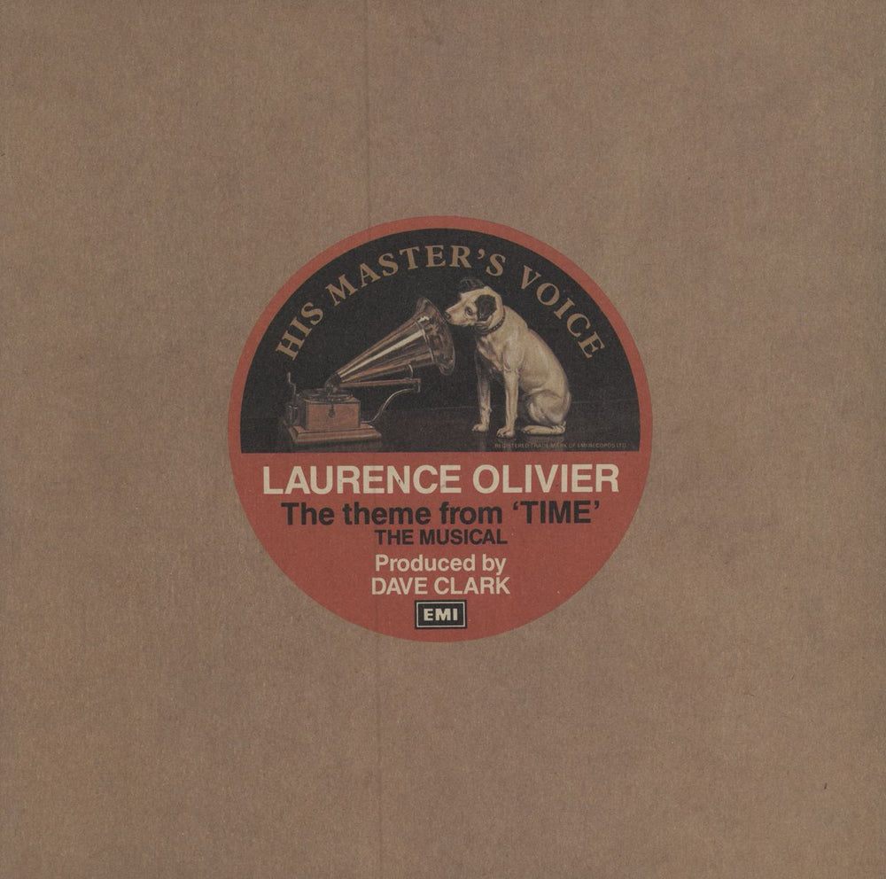 Laurence Olivier The Theme From 'Time' The Musical UK 7" vinyl single (7 inch record / 45) 10EMI5539