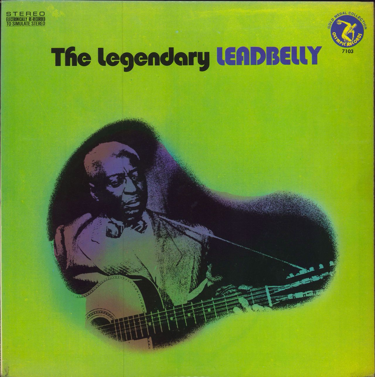 Leadbelly The Legendary Leadbelly US vinyl LP album (LP record) 7103