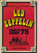 Led Zeppelin Earl's Court 75 + 17th Ticket UK tour programme TOUR PROGRAMME