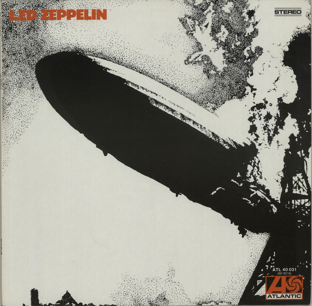 Led Zeppelin Led Zeppelin - barcoded p/s German vinyl LP album (LP record) ATL40031