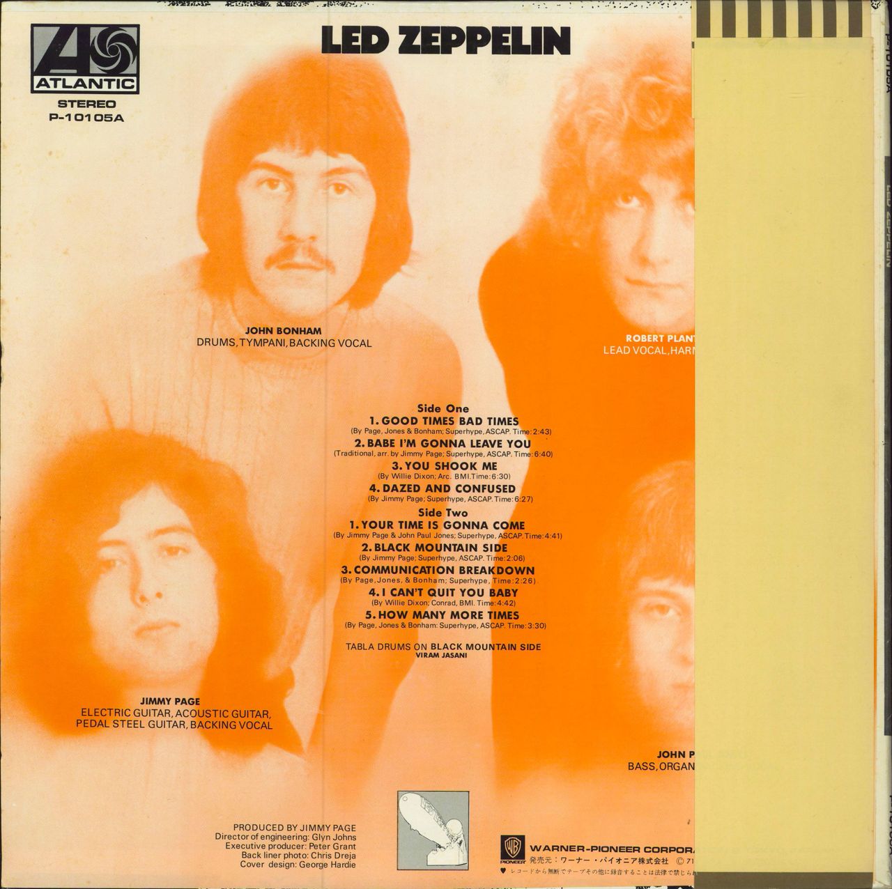 Led Zeppelin Led Zeppelin - Complete Japanese Vinyl Lp — Rarevinyl.com