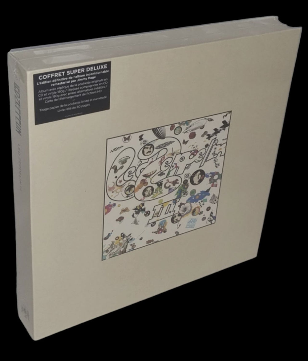 Led Zeppelin Led Zeppelin III Super Deluxe - Numbered - Sealed French Vinyl Box Set 8122796435