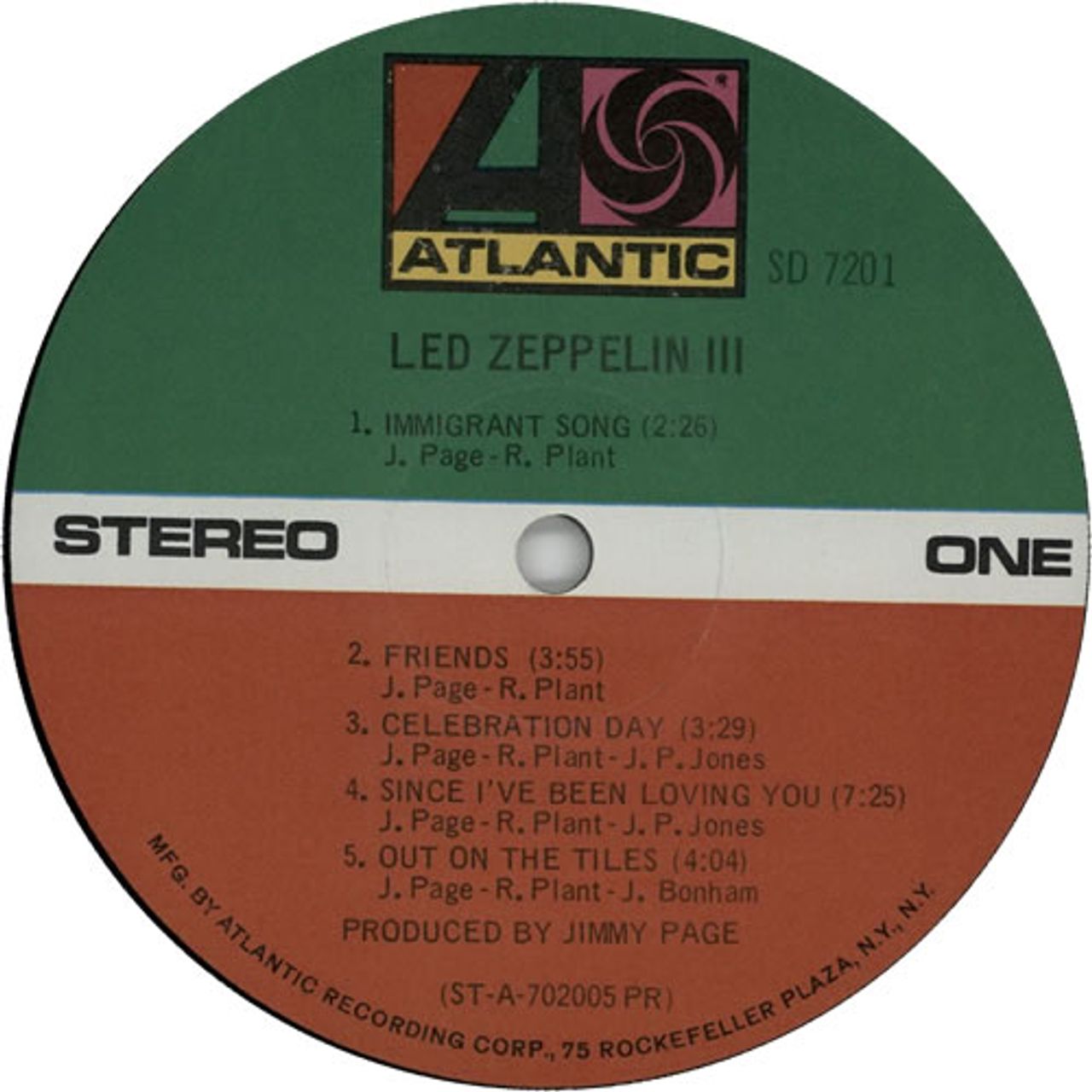 Led Zeppelin Led Zeppelin III - VG US Vinyl LP