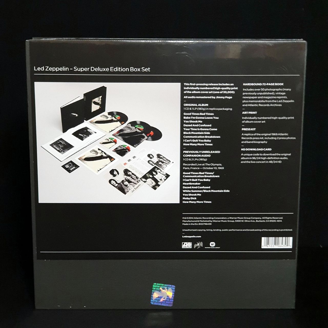 Led Zeppelin Led Zeppelin Super Deluxe - Numbered - Sealed UK.