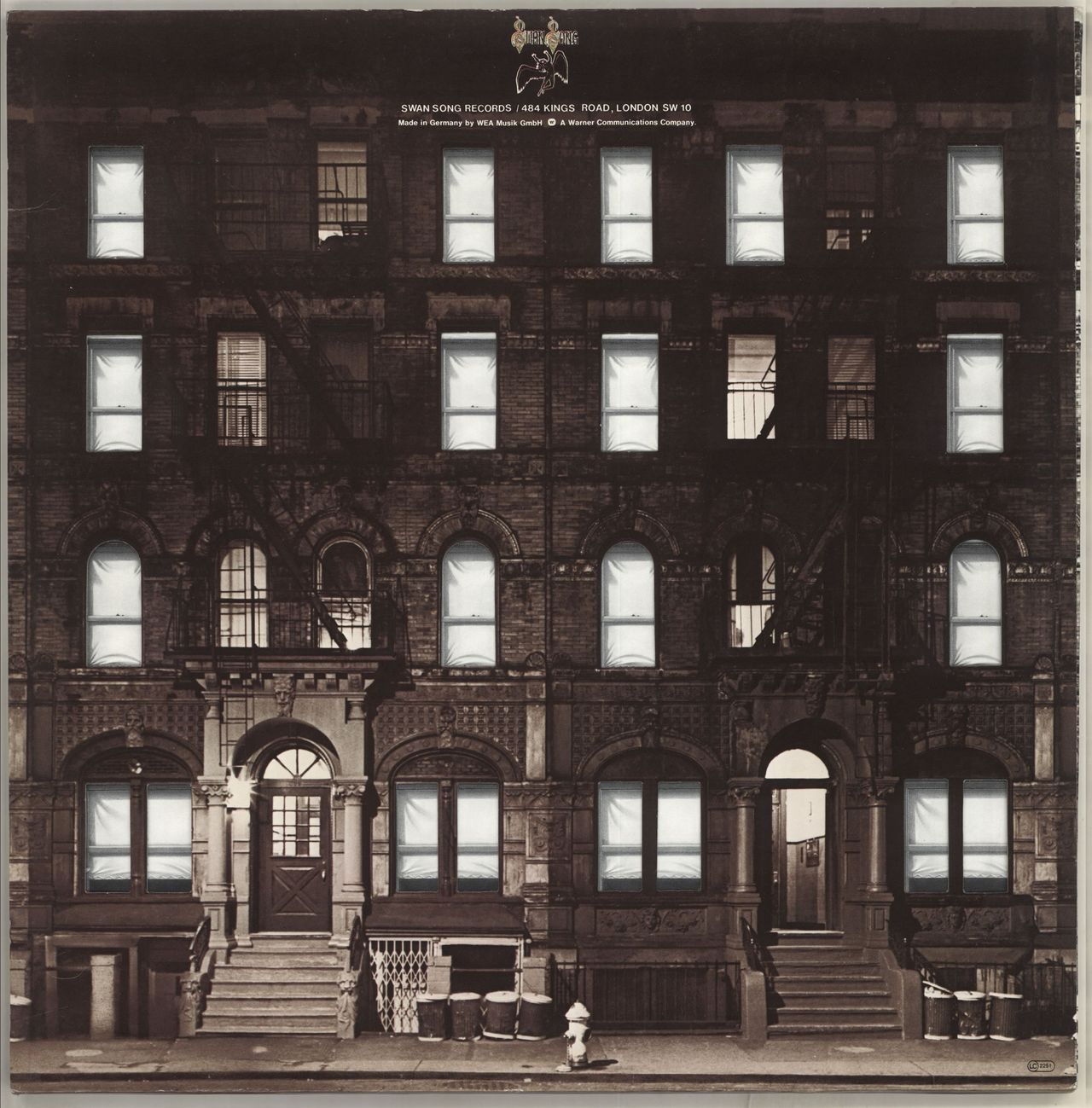 Led Zeppelin Physical Graffiti - 80s Two Misspellings German 2-LP vinyl set