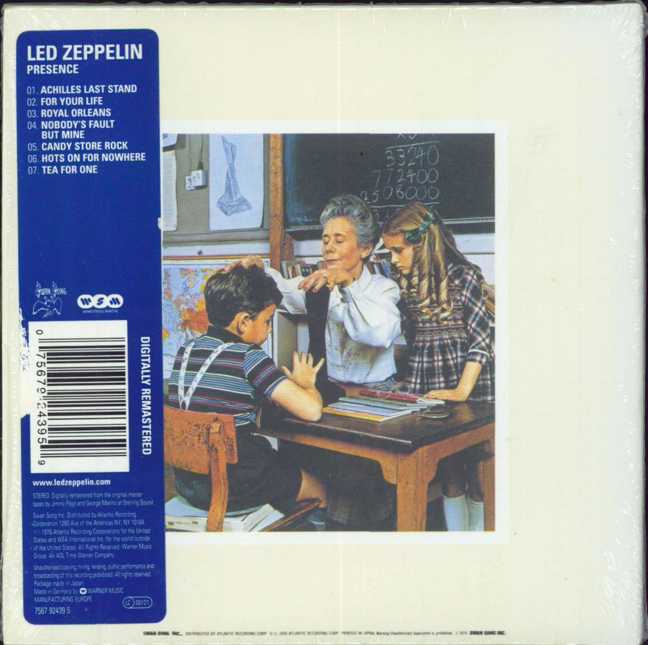 Led Zeppelin Presence - Shrink UK CD album — RareVinyl.com