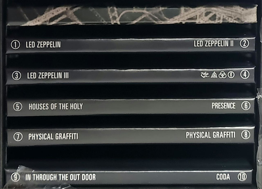 Led Zeppelin The Complete Studio Recordings - Hype Stickered US CD Album Box Set ZEPDXTH456545