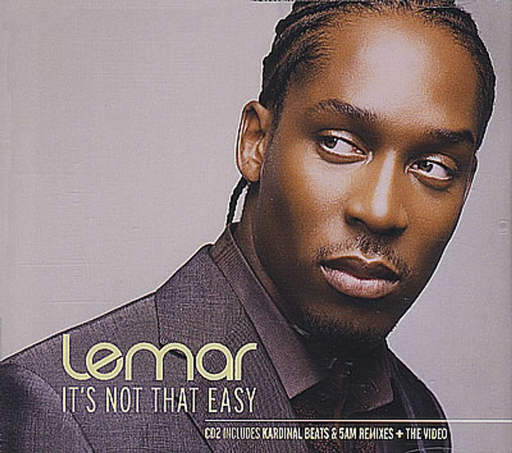 Lemar It's Not That Easy UK 2-CD single set (Double CD single) L/M2SIT367852