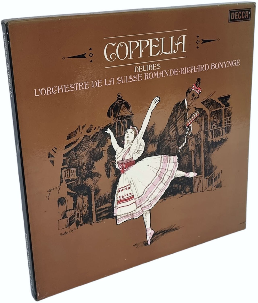 Léo Delibes Coppélia UK Vinyl Box Set SET473-4