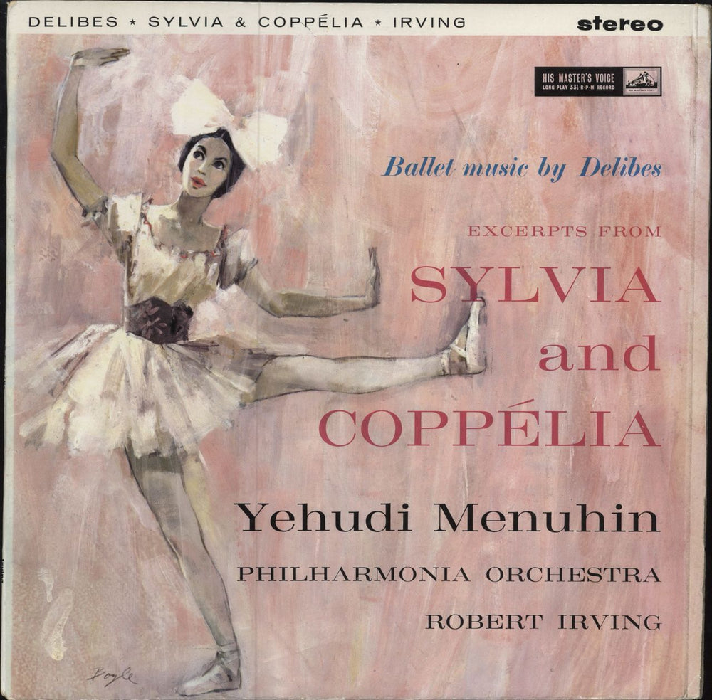 Léo Delibes Excerpts from Sylvia and Coppélia - 1st UK vinyl LP album (LP record) ASD439