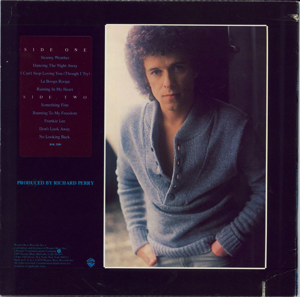 Leo Sayer Leo Sayer US vinyl LP album (LP record)