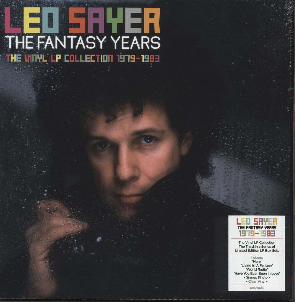 Leo Sayer The Fantasy Years - Clear Vinyl UK Vinyl Box Set LEOLPBOX03