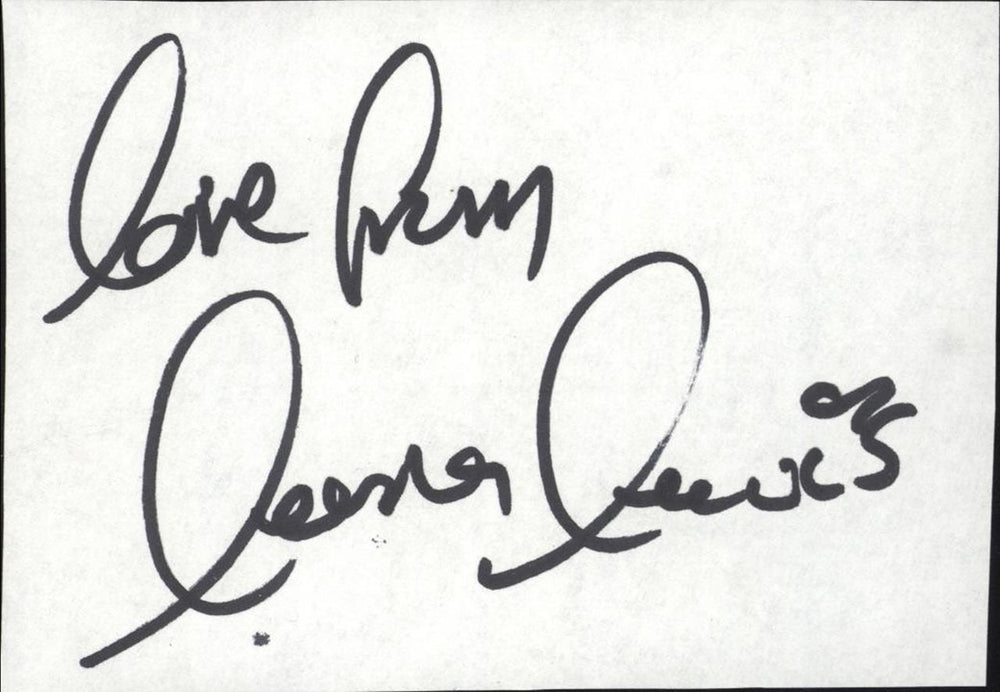 Leona Lewis Autograph UK memorabilia AUTOGRAPH