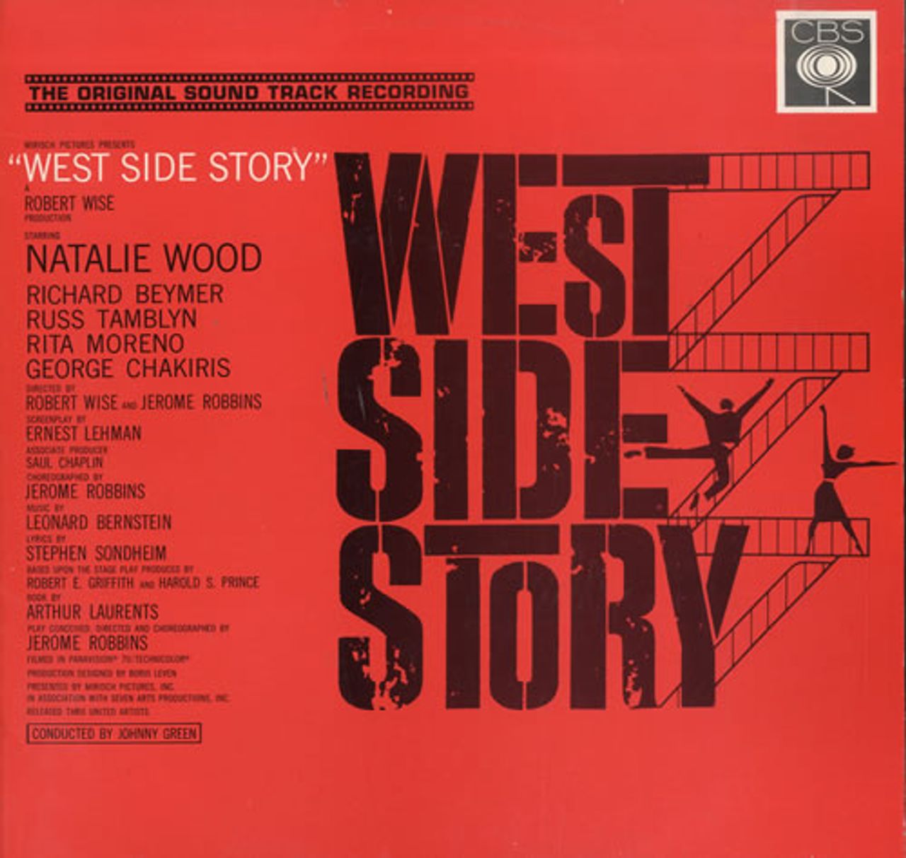 Leonard Bernstein West Side Story UK vinyl LP album (LP record) 70006