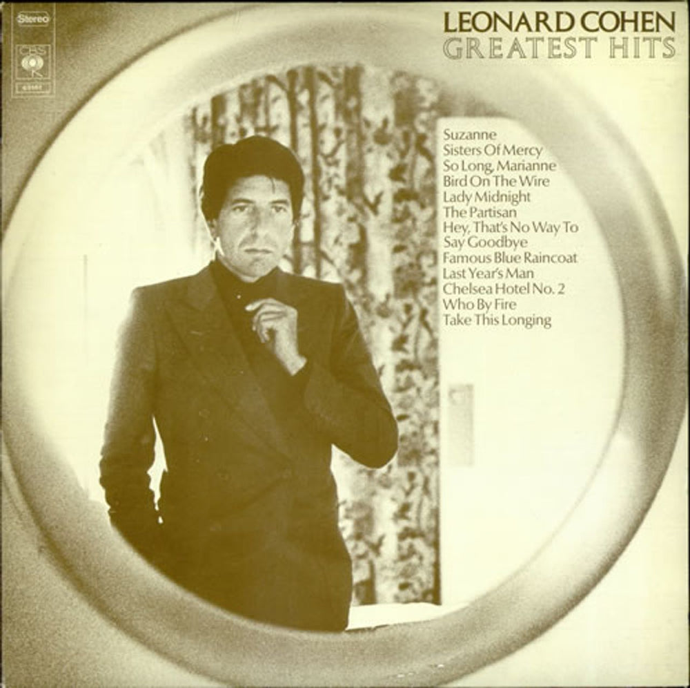 Leonard Cohen Greatest Hits Dutch vinyl LP album (LP record) 69161