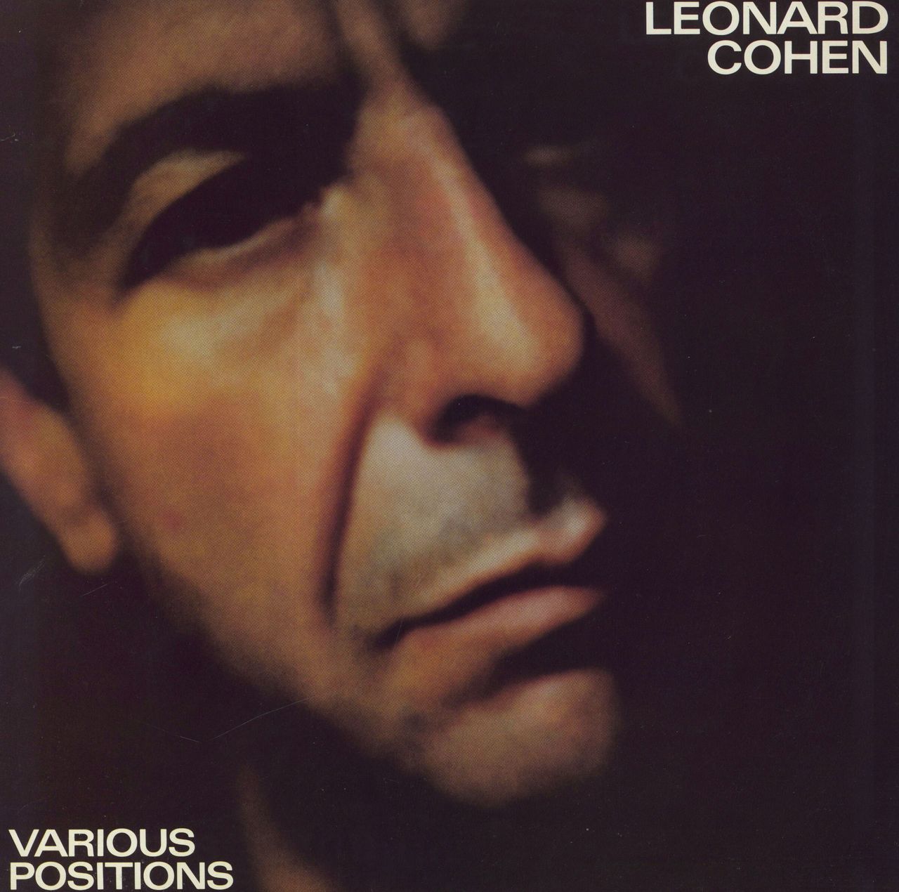 Leonard Cohen Various Positions - sunburst label UK vinyl LP album (LP record) 26222