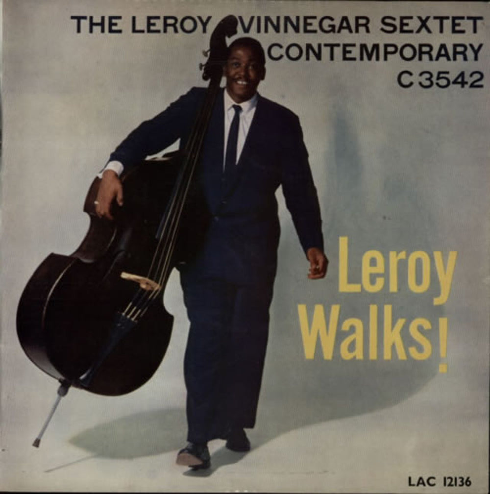 Leroy Vinnegar Leroy Walks! UK vinyl LP album (LP record) LAC12136