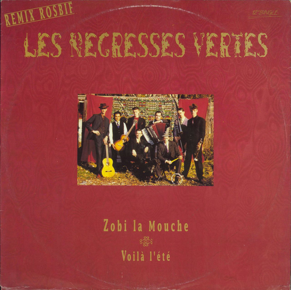 Les Negresses Vertes Zobi La Mouche (Remix Rosbif) US Promo 12" vinyl single (12 inch record / Maxi-single) 921336-0