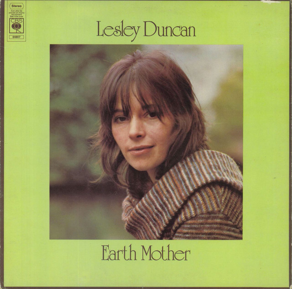 Lesley Duncan Earth Mother - VG UK vinyl LP album (LP record) 64807