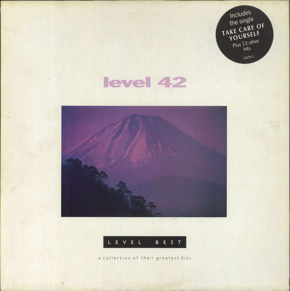 Level 42 Level Best - hype sticker Dutch vinyl LP album (LP record) LEVTV1