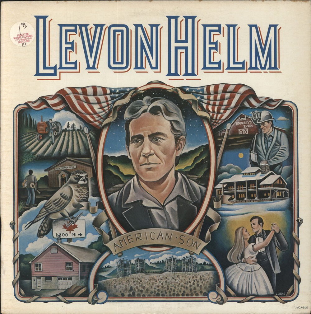 Levon Helm American Son Canadian vinyl LP album (LP record) MCA-5120