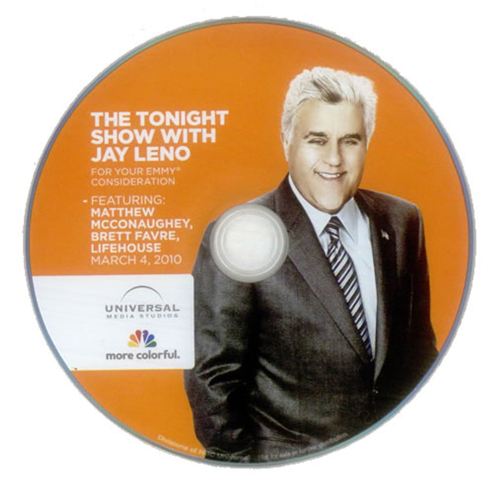 Lifehouse The Tonight Show With Jay Leno US Promo DVD PROMO DVD