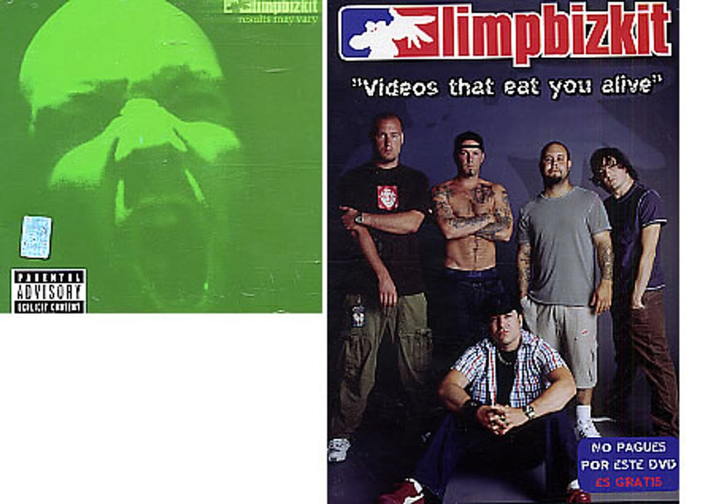 Limp Bizkit Results May Vary Mexican 2-disc CD/DVD set - Rare Vinyl