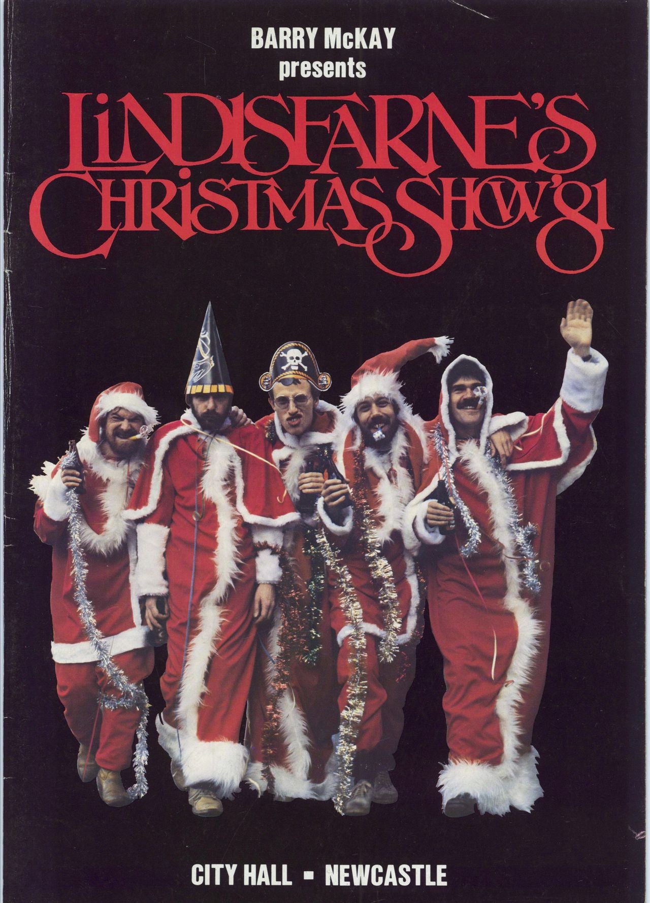 Lindisfarne Lindisfarne's Christmas Show '81 + ticket stub UK tour programme TOUR PROGRAMME