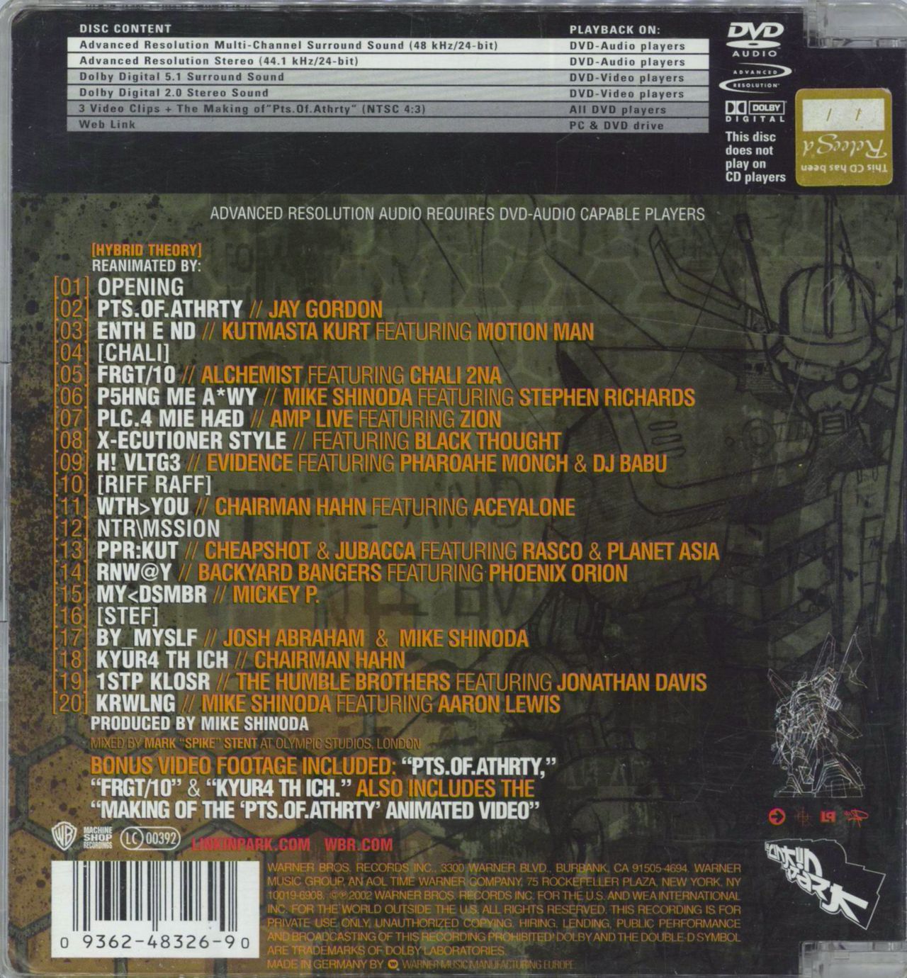  Linkin Park - Reanimation [LP] (Vinyl/LP)