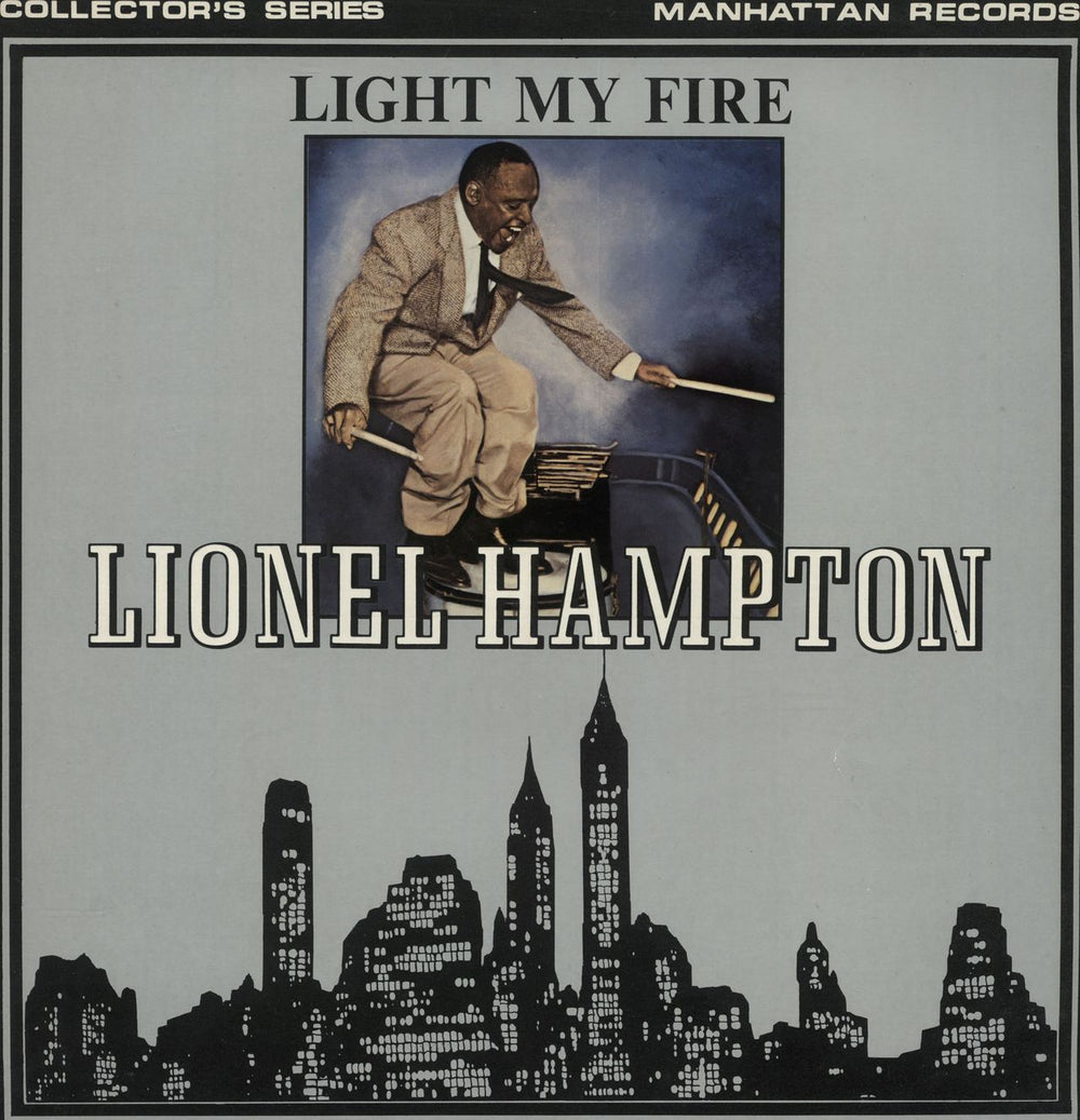 Lionel Hampton Light My Fire UK vinyl LP album (LP record) MAN5004