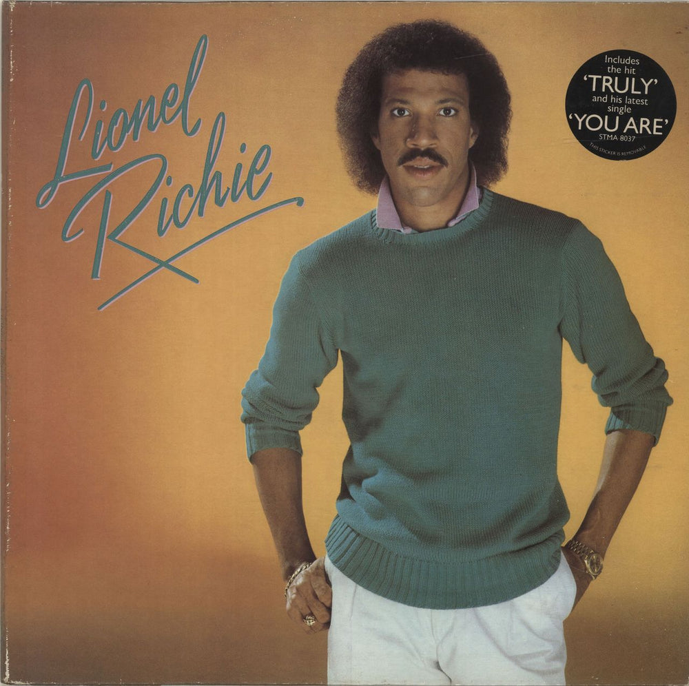 Lionel Richie Lionel Richie - Stickered Sleeve UK vinyl LP album (LP record) STMA8037