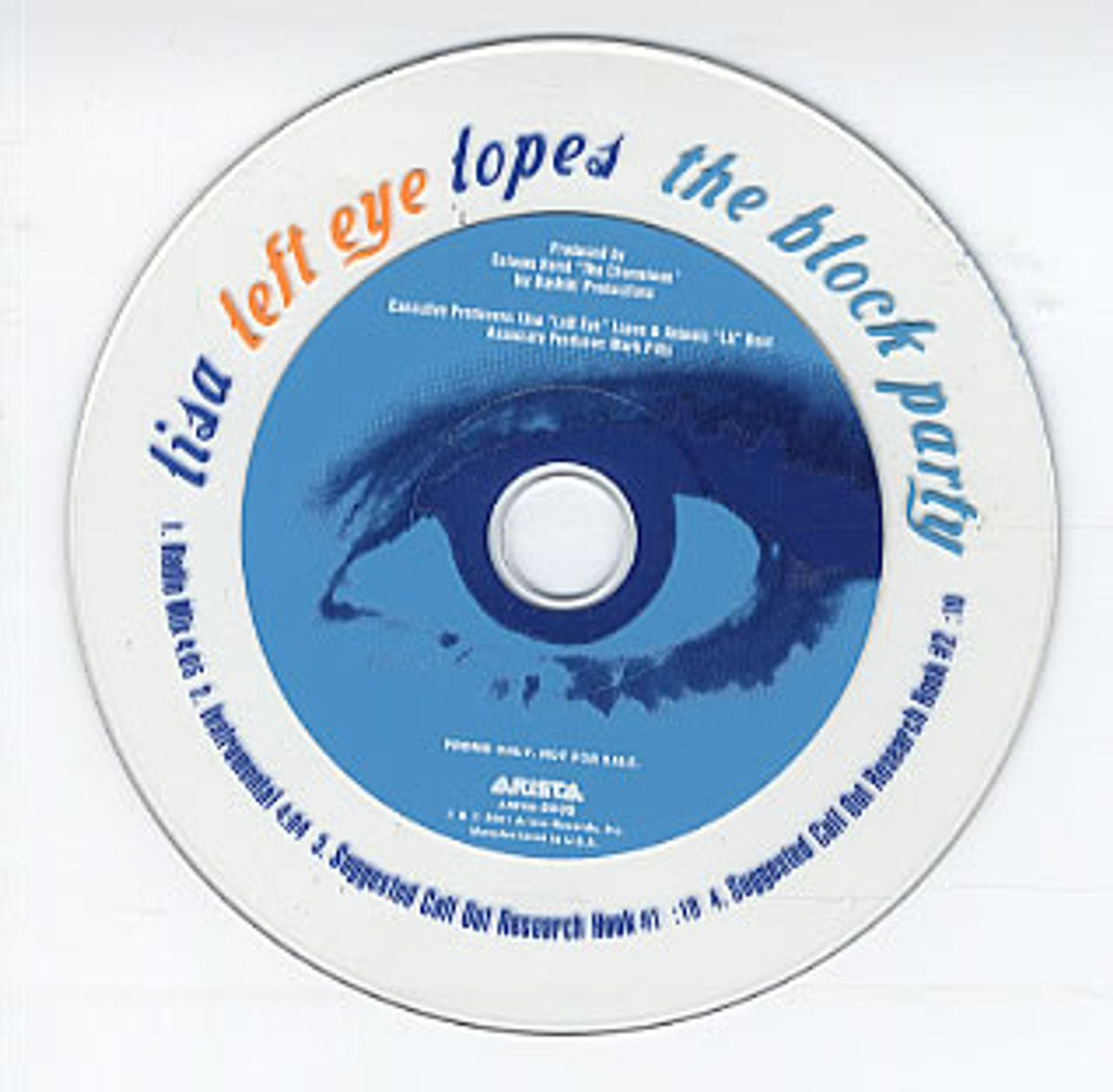 Lisa 'Left Eye' Lopes The Block Party US Promo CD single