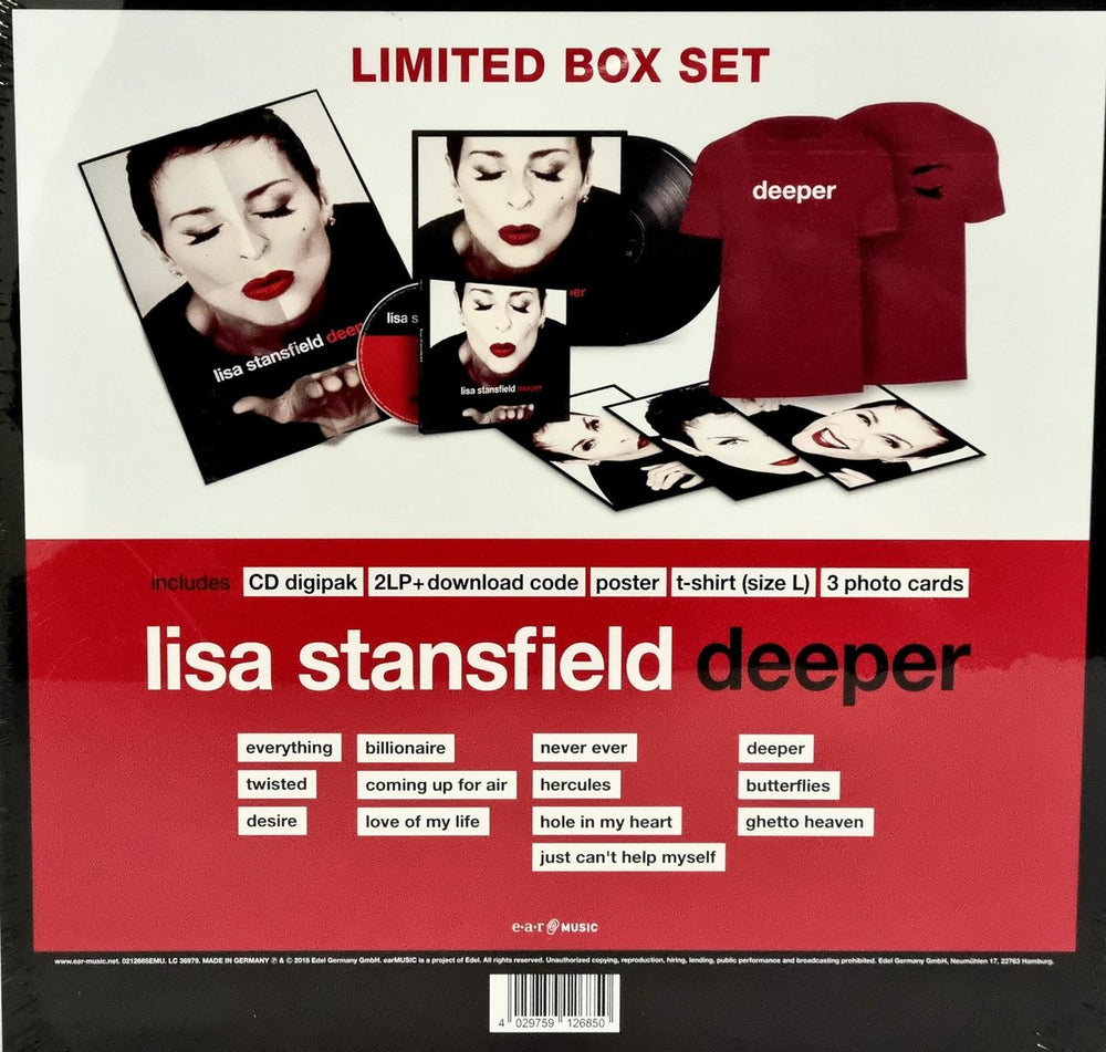 Lisa Stansfield Deeper - 2-LP/CD Box Set UK box set STABXDE786827