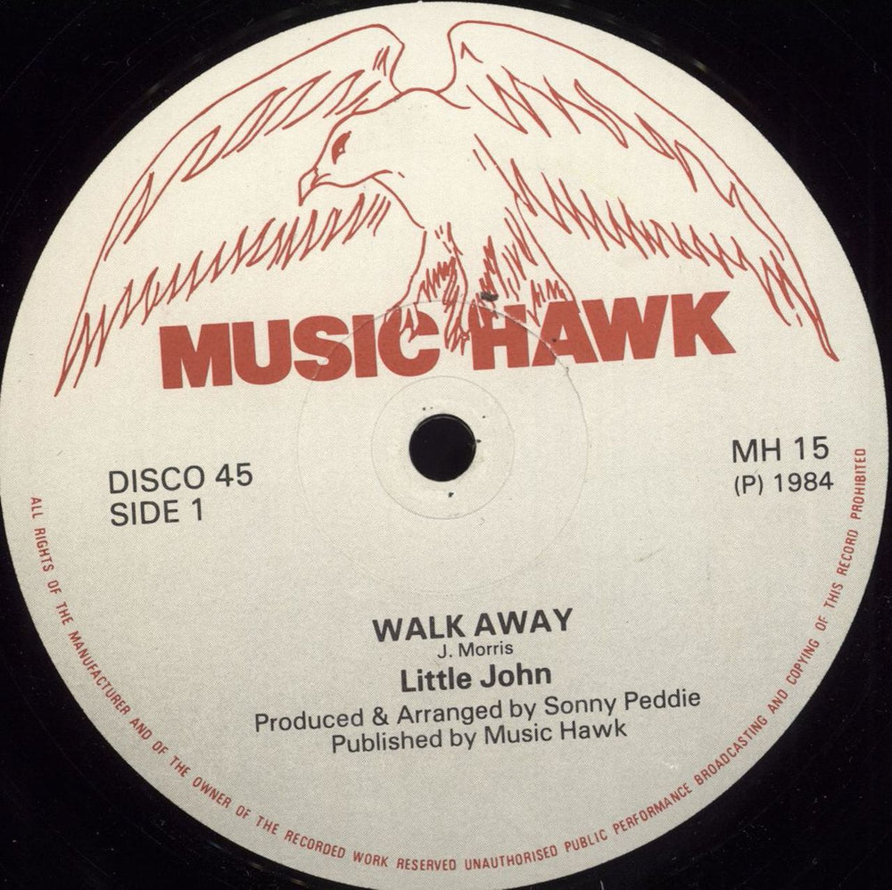 Little John Walk Away UK 12" vinyl single (12 inch record / Maxi-single) MH15