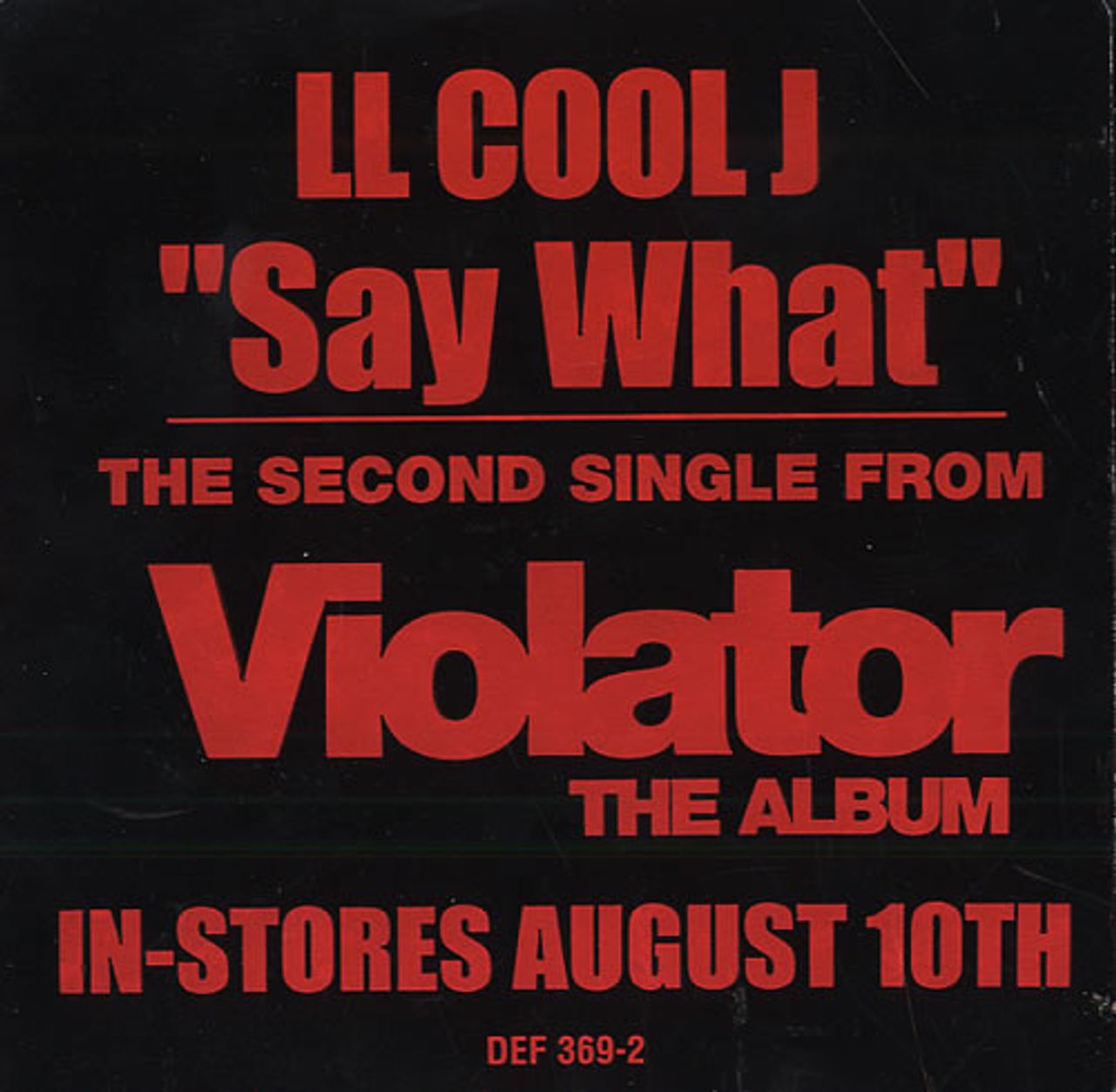 LL Cool J Collection Of 8 x CD Singles UK Promo CD single (CD5 / 5")