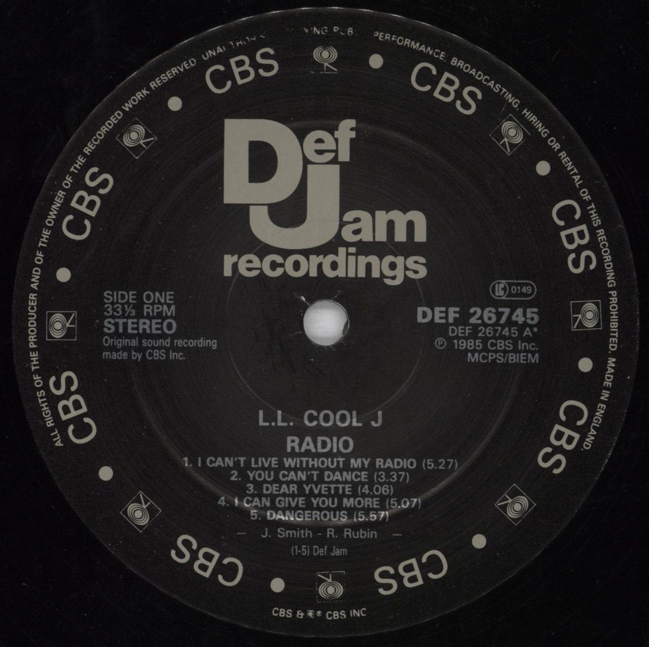 LL Cool J Radio - shrink UK Vinyl LP — RareVinyl.com