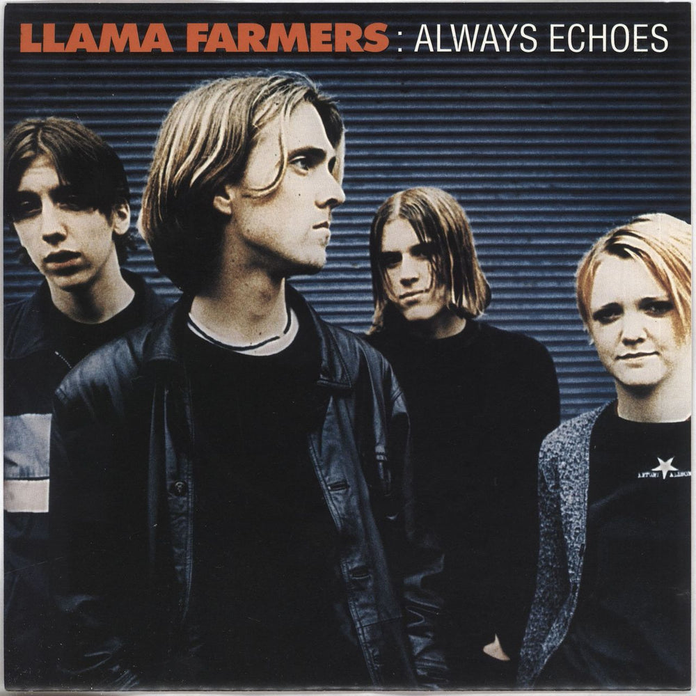 Llama Farmers Always Echoes UK 7" vinyl single (7 inch record / 45) NING58