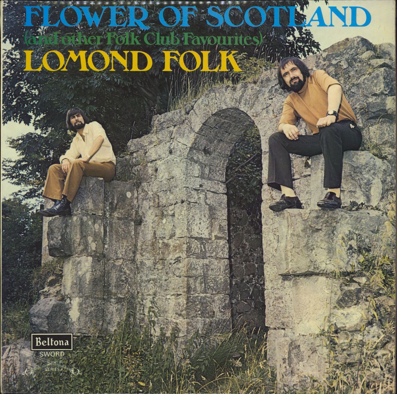 Lomond Folk Flower Of Scotland - Autographed UK vinyl LP album (LP record) SBE172