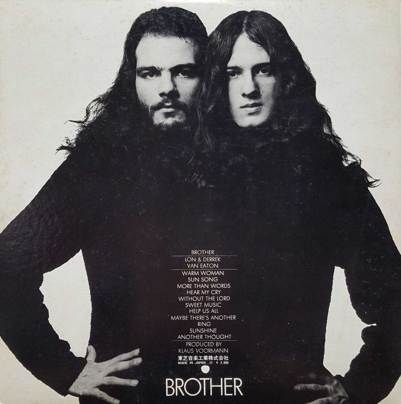 Lon & Derrek Van Eaton Brother - White label Japanese vinyl LP album (LP record) VEALPBR312100