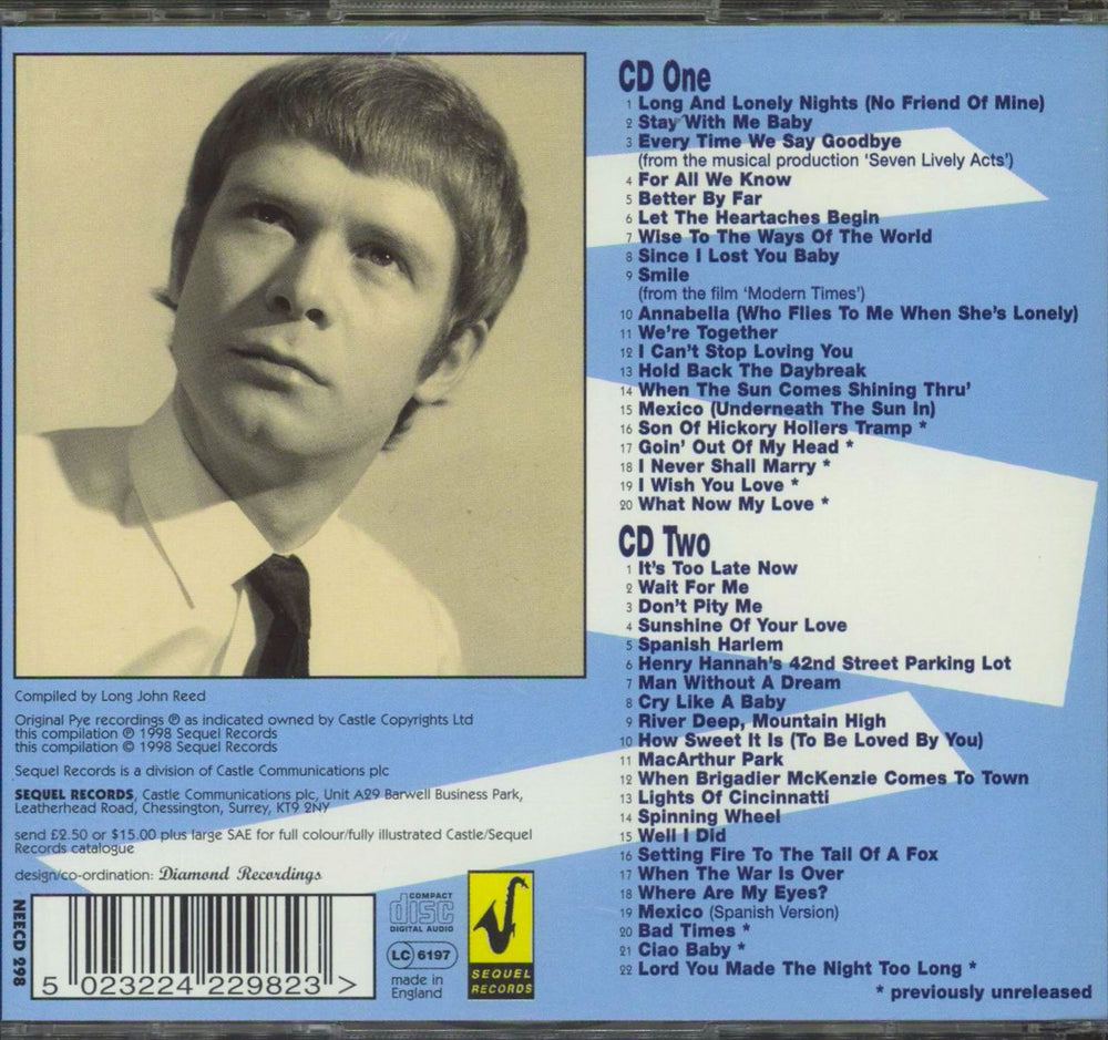 Long John Baldry The Pye Anthology - Let The Heartaches Begin UK 2 CD album set (Double CD)