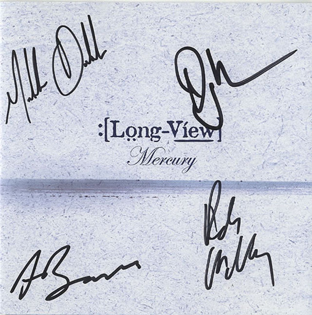 Longview Mercury - Autographed US CD album (CDLP) CK93669