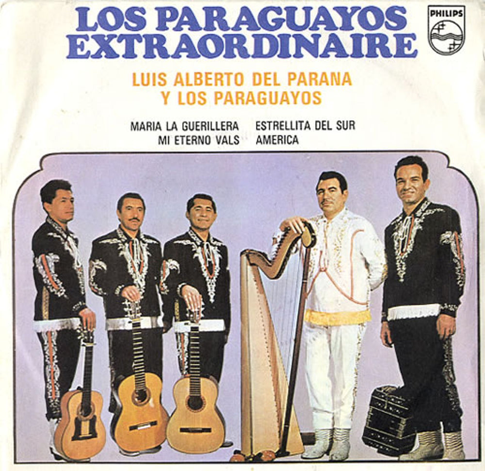 Los Paraguayos Los Paraguayos Extraordinaire UK 7" vinyl single (7 inch record / 45) 6850752