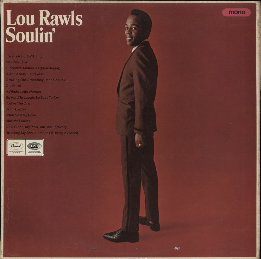 Lou Rawls Soulin'- Factory sample UK vinyl LP album (LP record) T2566
