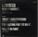 Lou Reed Street Hassle UK 12" vinyl single (12 inch record / Maxi-single)