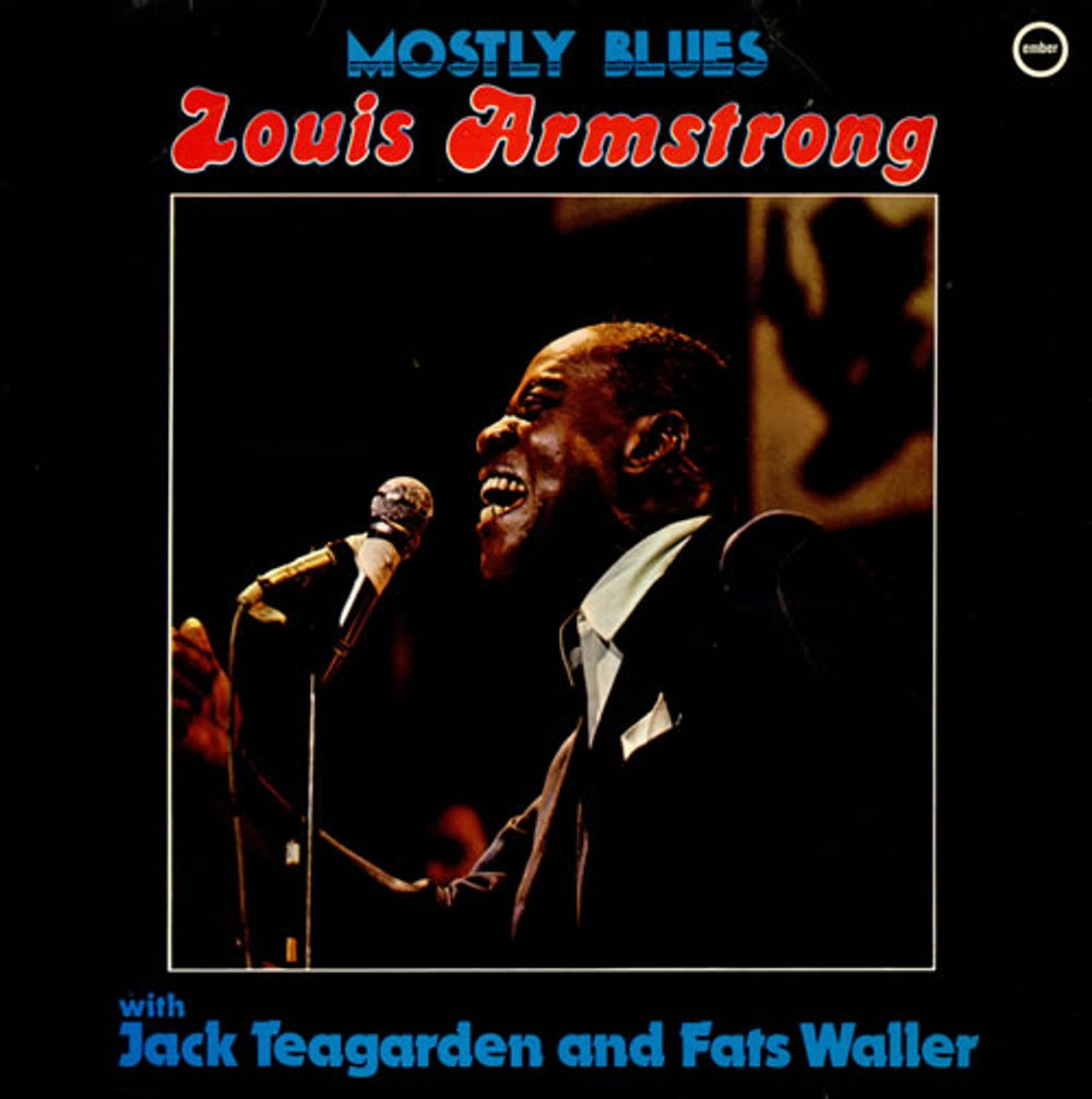 Louis Armstrong Mostly Blues UK vinyl LP album (LP record) CJS850