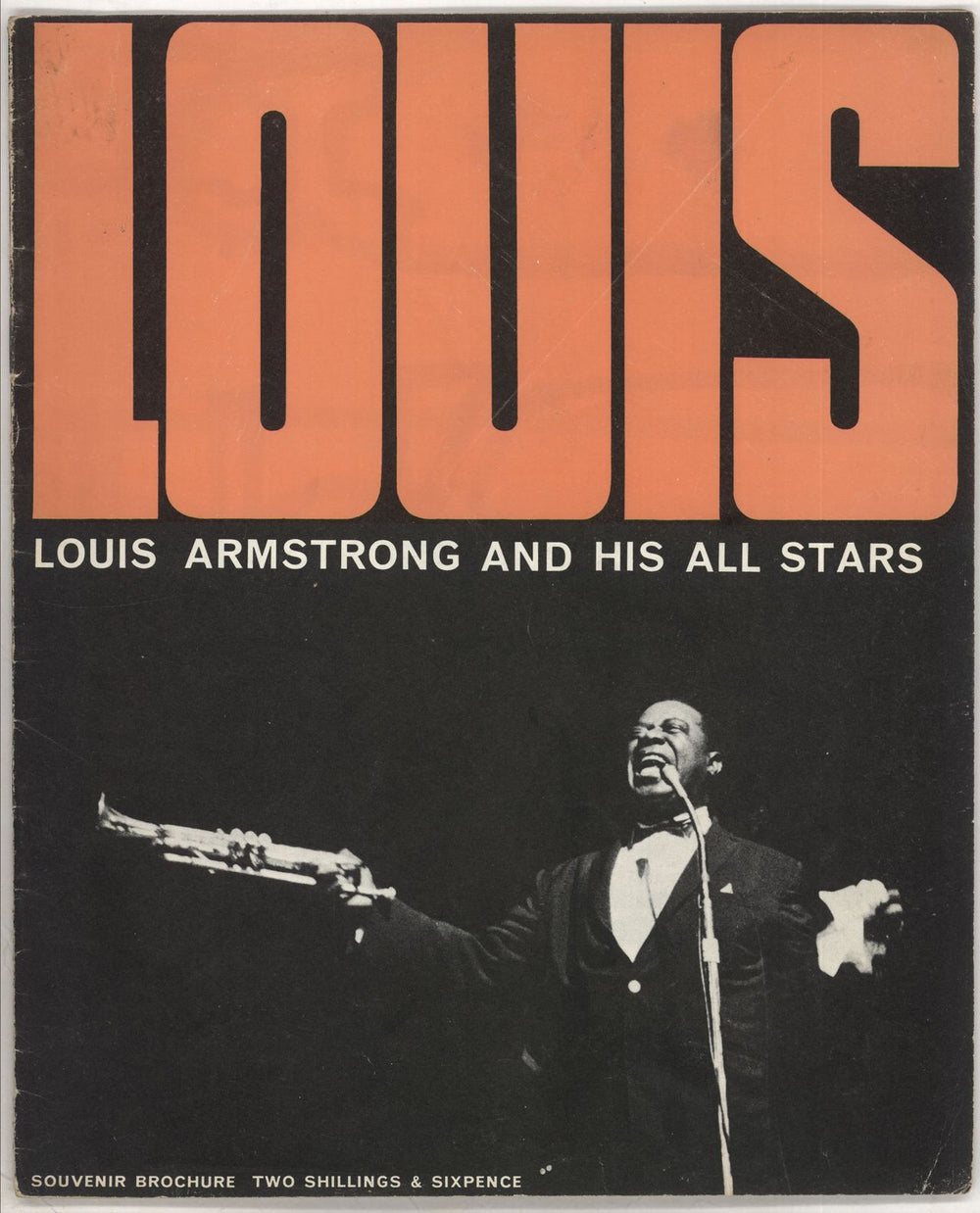 Louis Armstrong Souvenir Brochures UK tour programme