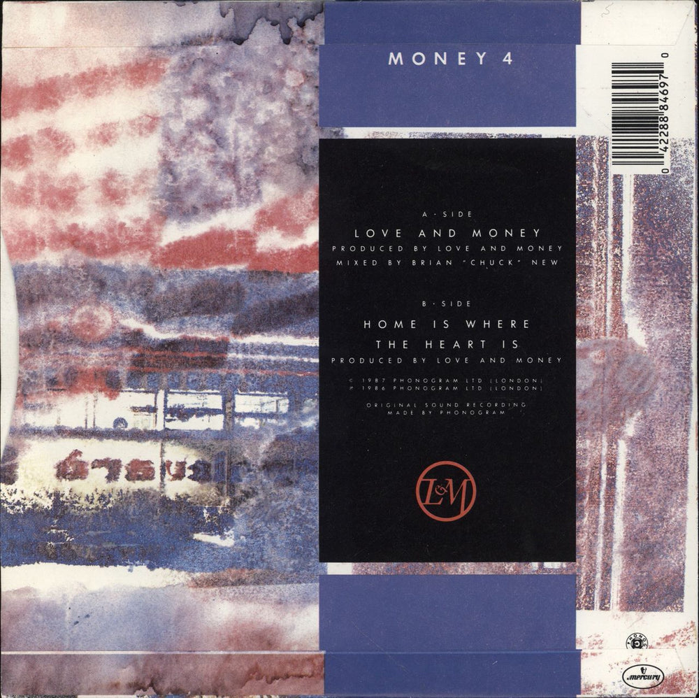 Love And Money Love And Money UK 7" vinyl single (7 inch record / 45) 042288846970