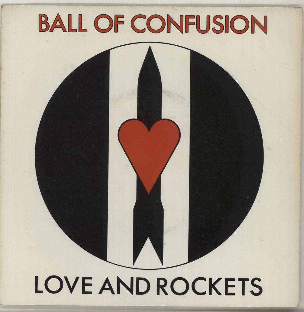 Love & Rockets Ball Of Confusion UK 7" vinyl single (7 inch record / 45) BEG132