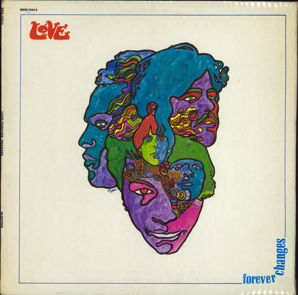 Love Forever Changes - 1st - VG UK vinyl LP album (LP record) EKS-74013