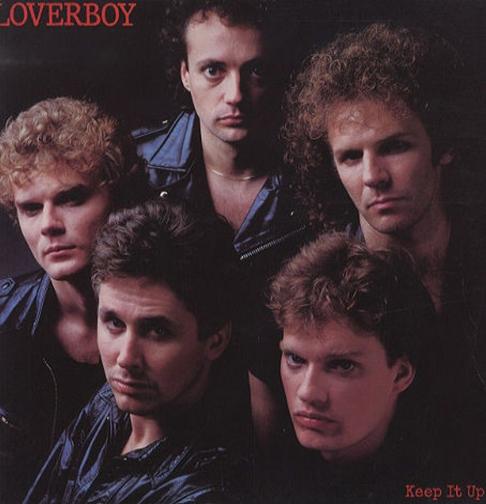 Loverboy Keep It Up Dutch vinyl LP album (LP record) CBS25436